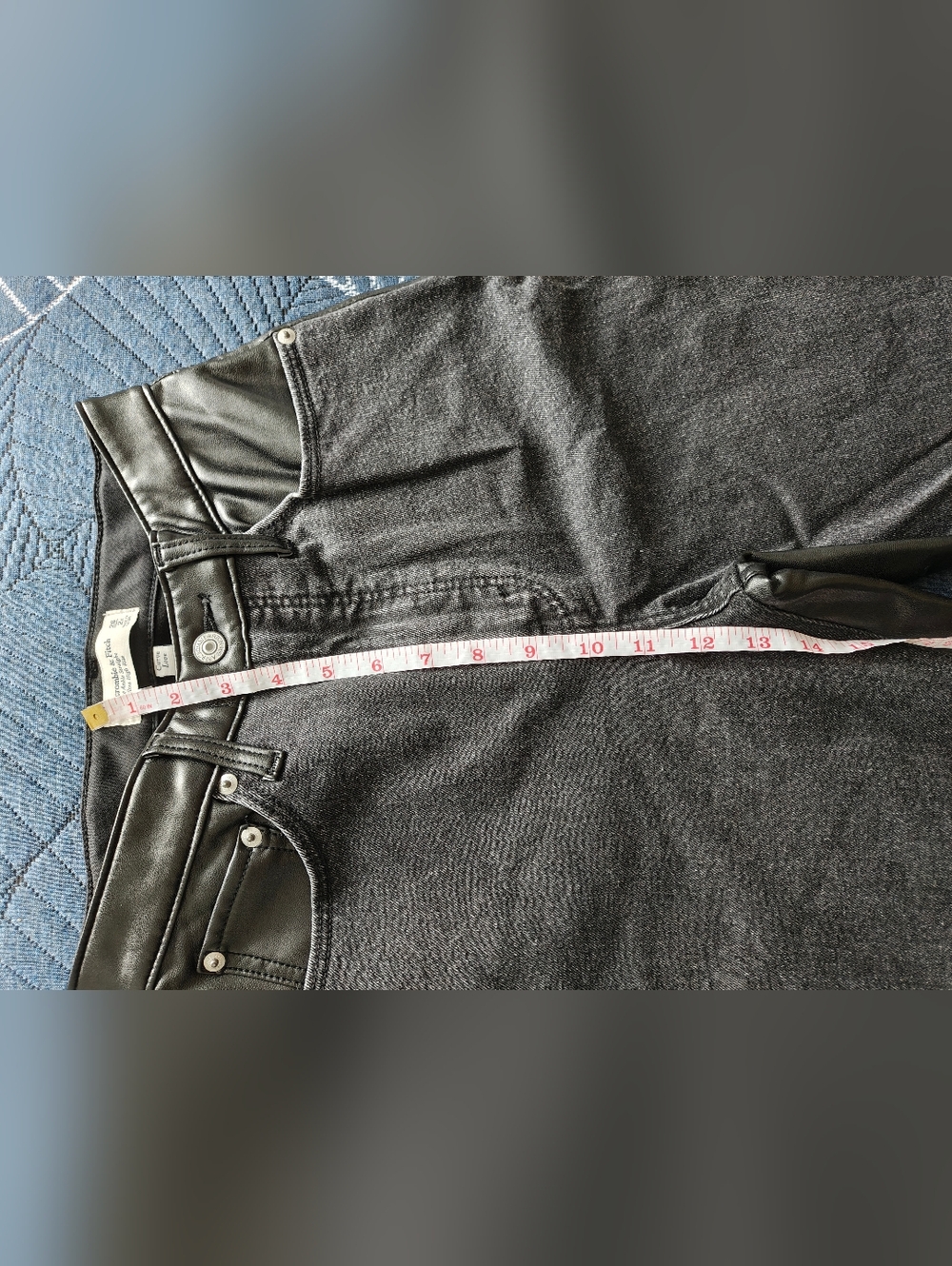 Curve Love Ultra High Rise Ankle Straight  Abercrombie & Fitch Like New ❤️ - Picture 7 of 8